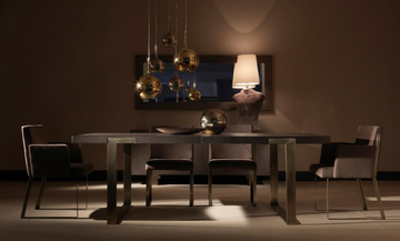 URBINO - Rectangular wooden table with metal base by Casa Covre - view 3